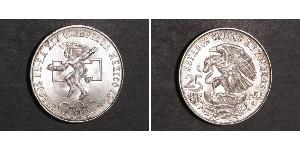 25 Peso Messico (1867 - ) Argento 