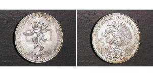 25 Peso Messico (1867 - ) Argento 