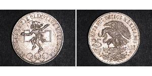 25 Peso Messico (1867 - ) Argento 