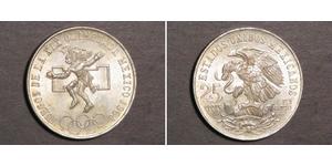 25 Peso México (1867 - ) Plata 