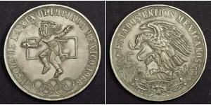 25 Peso México (1867 - ) Plata 