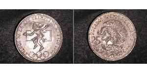 25 Peso México (1867 - ) Plata 