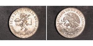 25 Peso México (1867 - ) Plata 