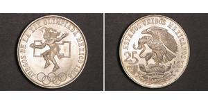 25 Peso México (1867 - ) Plata 