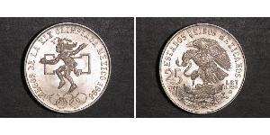 25 Peso México (1867 - ) Plata 