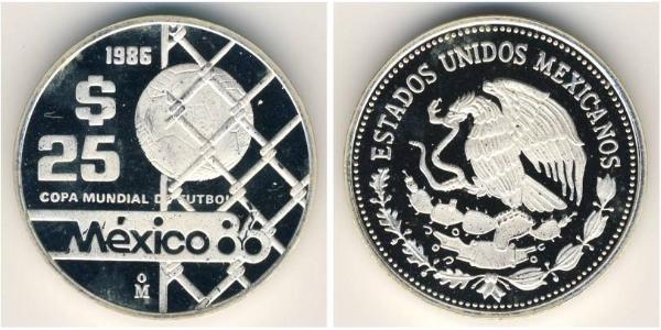 25 Peso Mexiko (1867 - ) Silber 