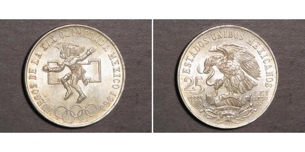 25 Peso Mexiko (1867 - ) Silber 