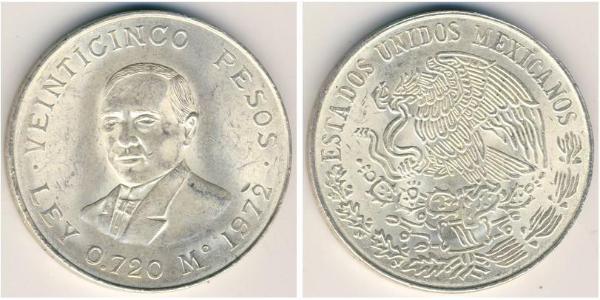 25 Peso Mexiko (1867 - ) Silber 