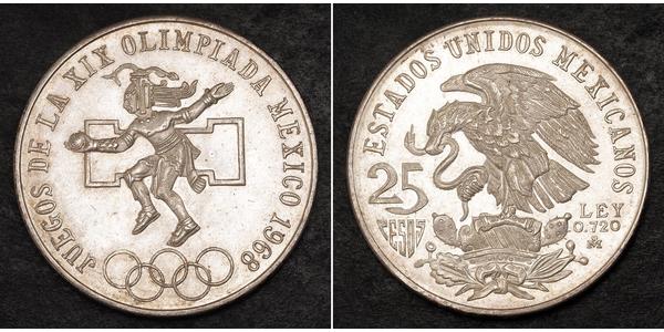 25 Peso Mexiko (1867 - ) Silber 