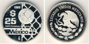 25 Peso United Mexican States (1867 - ) Silver 