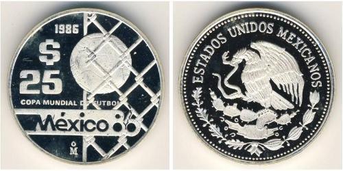 25 Peso United Mexican States (1867 - ) Silver 