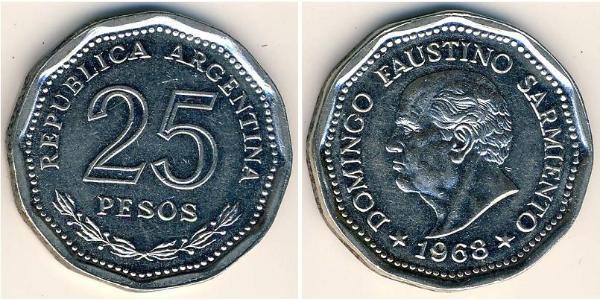25 Peso 阿根廷 Steel/镍 