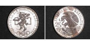 25 Peso 墨西哥 銀 