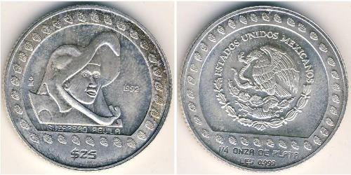 25 Peso 墨西哥 銀 