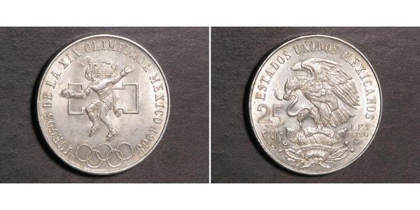 25 Peso 墨西哥 銀 
