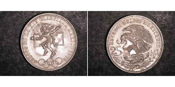 25 Peso 墨西哥 銀 