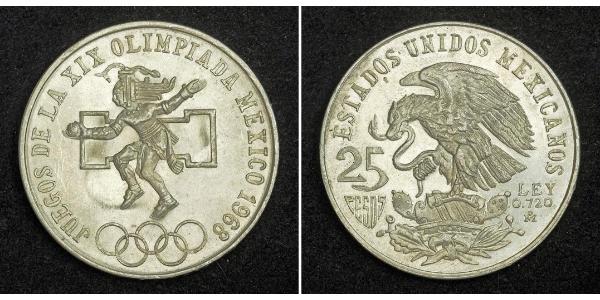 25 Peso 墨西哥 銀 