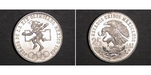 25 Peso 墨西哥 銀 