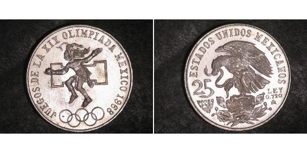 25 Peso 墨西哥 銀 