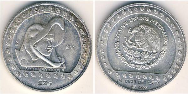 25 Peso 墨西哥 銀 