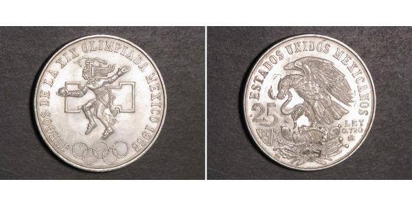 25 Peso 墨西哥 銀 