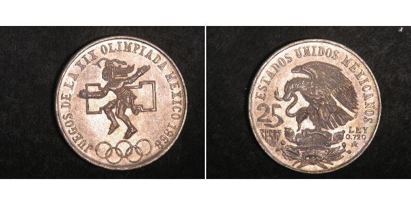 25 Peso 墨西哥 銀 