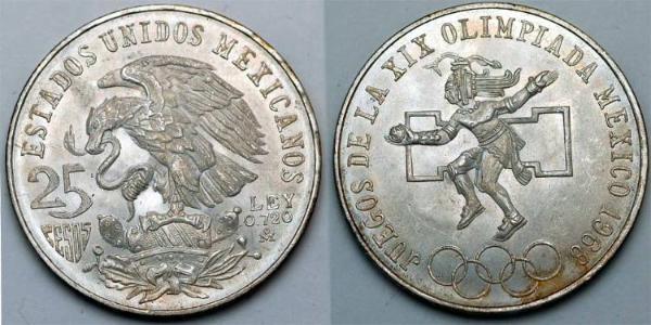 25 Peso 墨西哥 銀 