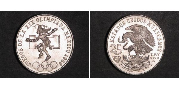 25 Peso 墨西哥 銀 