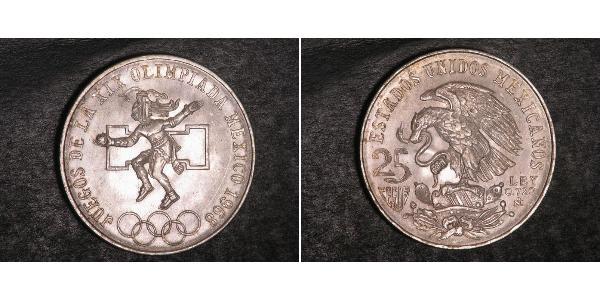 25 Peso 墨西哥 銀 