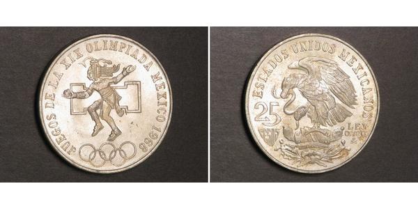 25 Peso 墨西哥 銀 