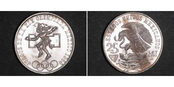 25 Peso 墨西哥 銀 