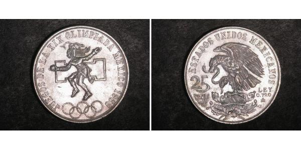 25 Peso 墨西哥 銀 