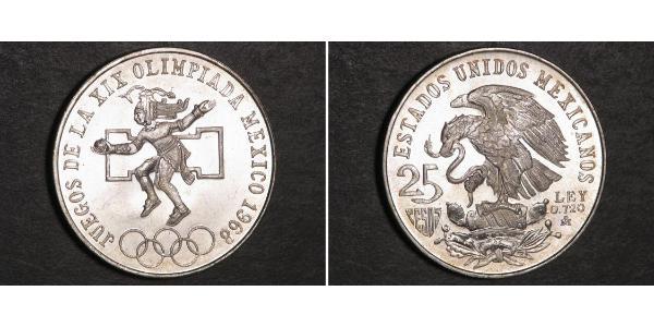 25 Peso 墨西哥 銀 