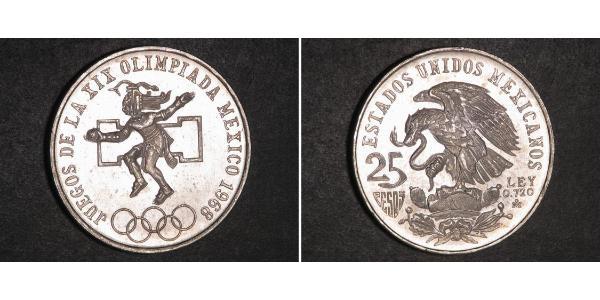 25 Peso 墨西哥 銀 