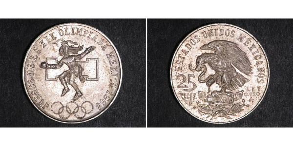 25 Peso 墨西哥 銀 