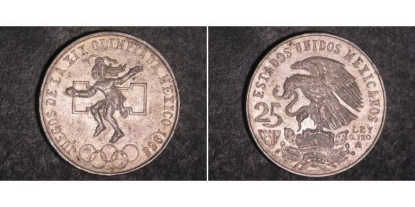 25 Peso 墨西哥 銀 