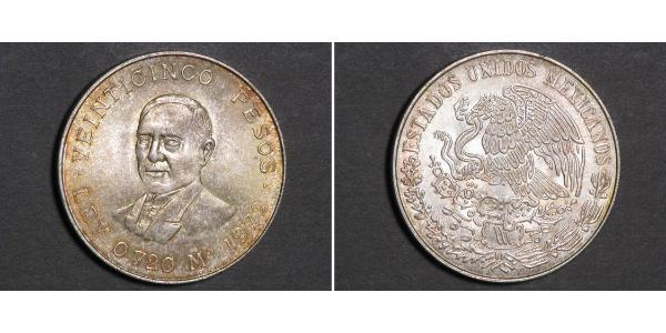 25 Peso 墨西哥 銀 