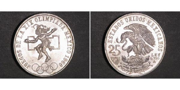 25 Peso 墨西哥 銀 