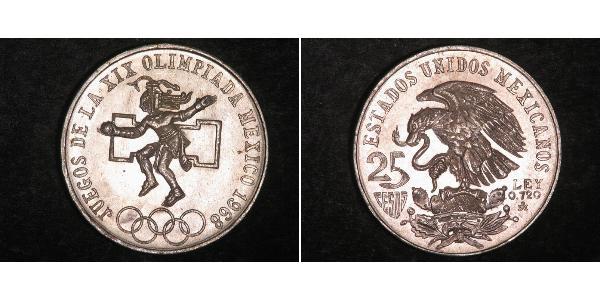 25 Peso 墨西哥 銀 
