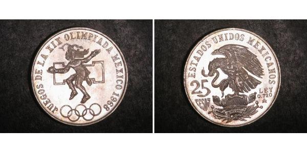25 Peso 墨西哥 銀 