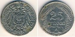 25 Pfennig 德国 镍/銅 
