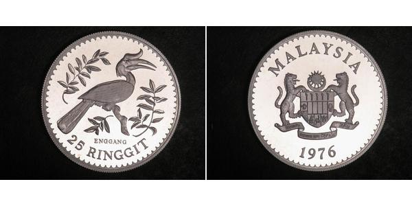 25 Ringgit Malesia (1957 - ) Argento 