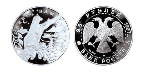25 Rublo Federazione russa (1991 - ) Argento 