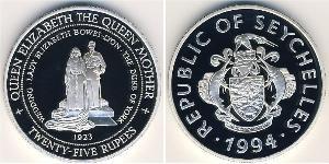 25 Rupee Seychellen Silber 