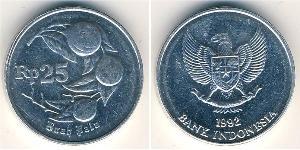 25 Rupia Indonesia Aluminio 