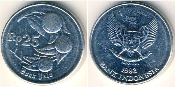 25 Rupiah Indonesia 铝 