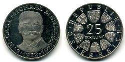25 Shilling Republic of Austria (1955 - ) Argent 