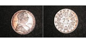 25 Shilling Republic of Austria (1955 - ) Argent Maria Theresa of Austria (1717 - 1780)