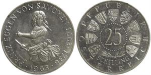 25 Shilling Republic of Austria (1955 - ) Argent 