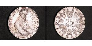 25 Shilling Republic of Austria (1955 - ) Argent 